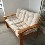 Sofa 2 place in pine