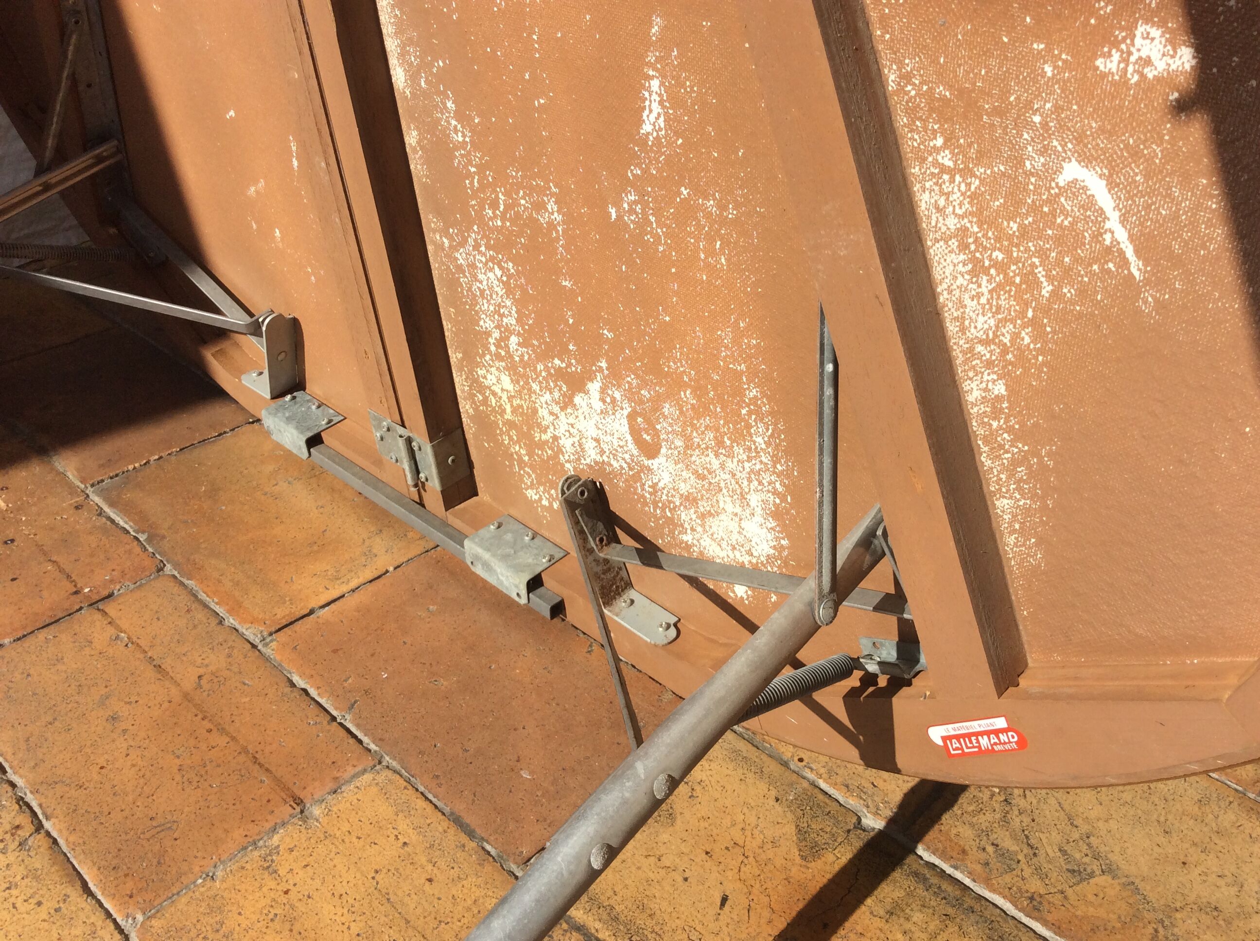 Vintage oval camping table