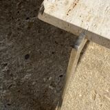1970 rectangular travertine coffee table