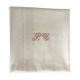 Ancient damask tablecloth with monogram