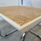 Ensemble de 2 chaises Cesca vintage de Marcel Breuer : chaises de salle à manger en osier style Mid-Century Modern