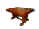 Modernist dining table in rosewood veneer.