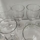 12 mismatched glasses