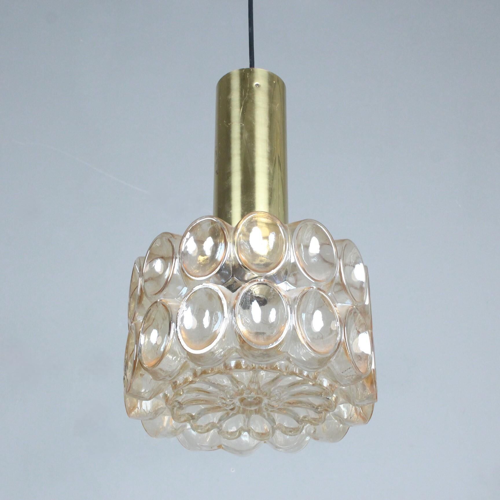 Suspended lamp Helena Tynell for Glashütte Limburg Germany 1960