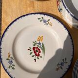 Magnificent antique Digoin & Sarreguemines dinnerware set – 25 pieces