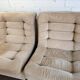 Set of 2 vintage meurop modular armchairs / single seat