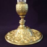 Cornet or tulip vase, centrepiece, Baccarat crystal 19th century