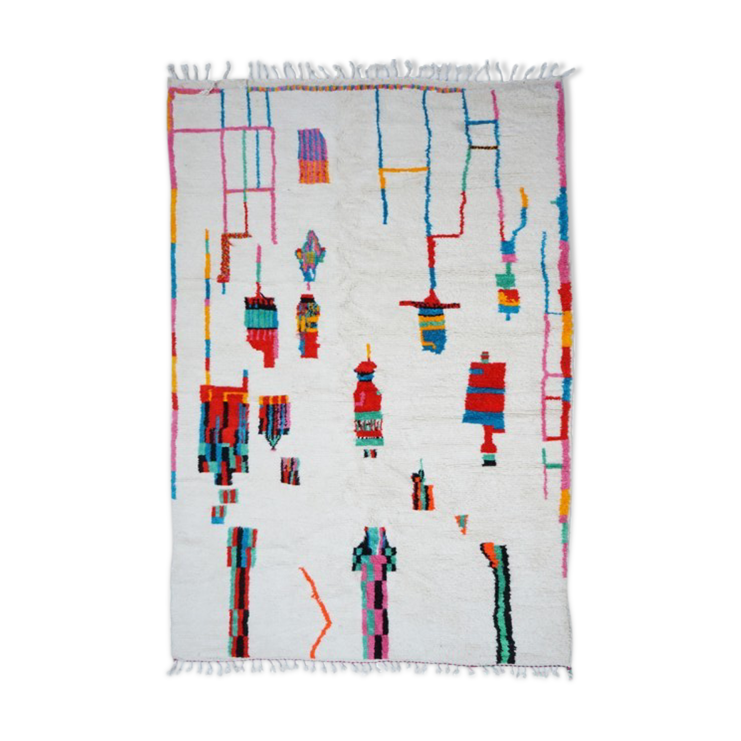 Colorful Berber carpet 300x178cm