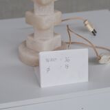 Lampe de table en albâtre