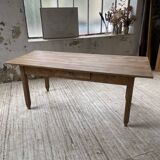 1950s oak butcher's farm table