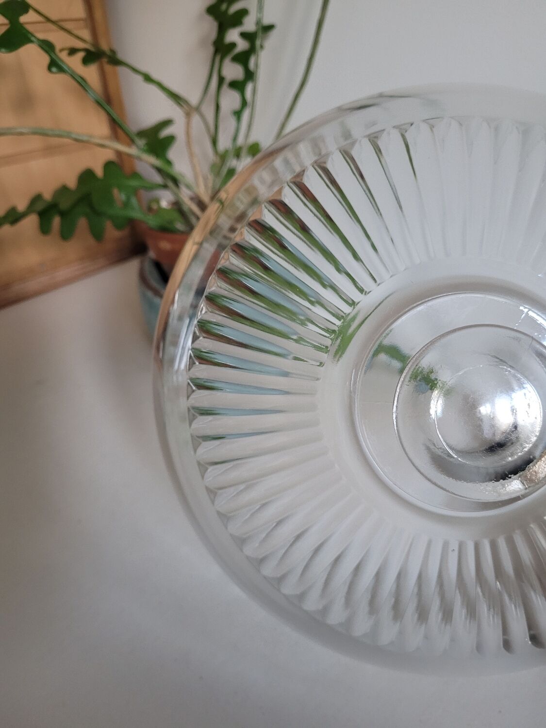 Luminarc glass cake dome