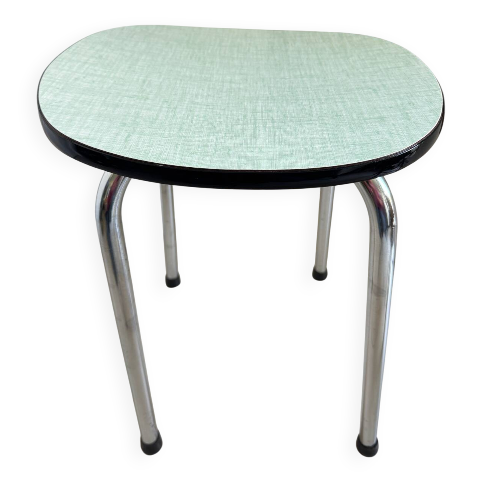 Vintage green Formica stool
