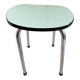 Vintage green Formica stool