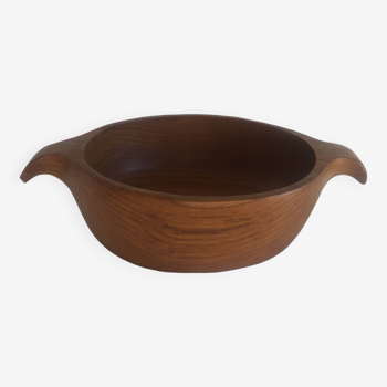 Vintage teak salad bowl Scandinavian design