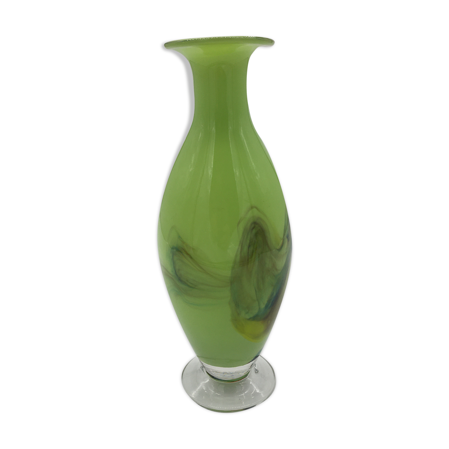 Blown glass vase