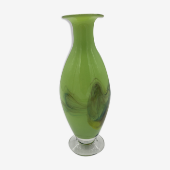 Blown glass vase