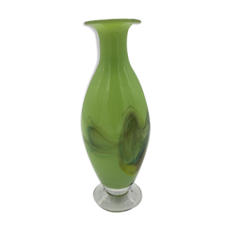 Blown glass vase