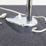 Large Art Deco chrome lamp on flexible and adjustable.