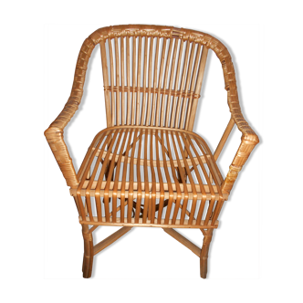 Rattan armchair
