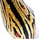 1950s black and gold vase