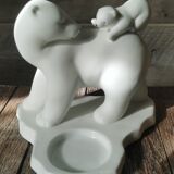 Polar bear candle holder