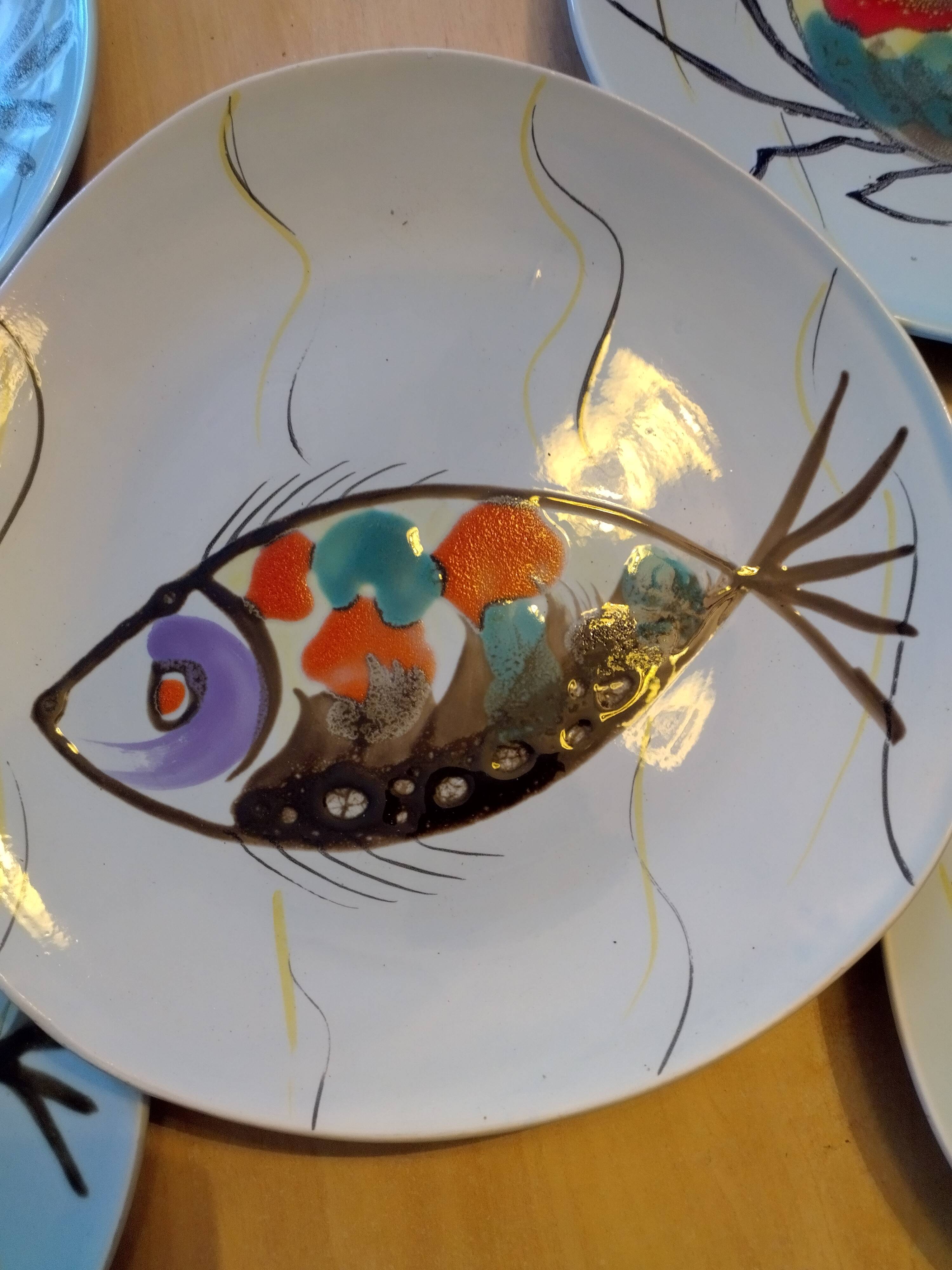 assiettes a poissons MBFA PORNIC