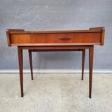 Scandinavian console dressing table desk with drop-down top