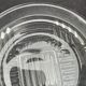Cendriers art déco verre transparent ciselé