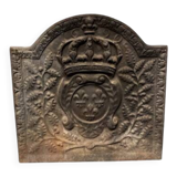 Cast iron fireplace backplate