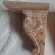 Applique, console bois
