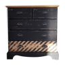 Industrial style chest of drawers