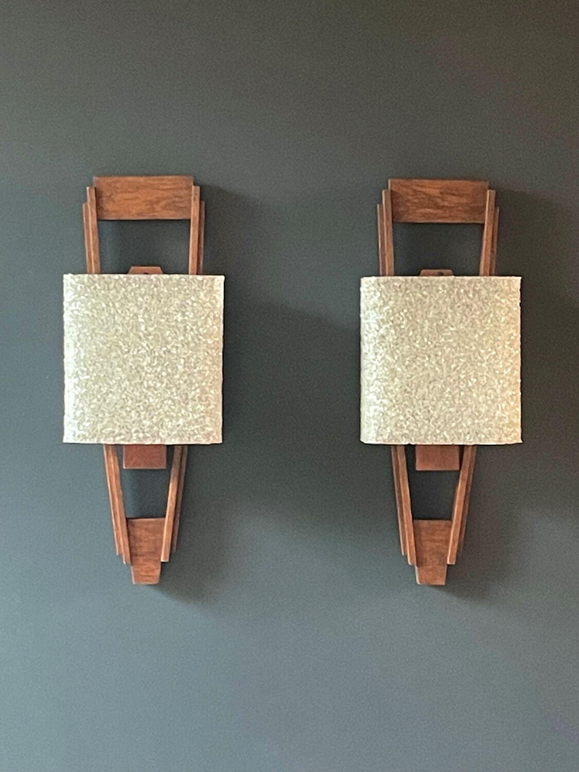 Pair of Swedish wall sconces