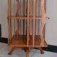 Antique Solid Wood Revolving Bookcase