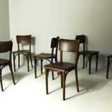 Pub Chairs from Thonet, 1930s, Set of 6