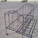 Napoleon III wrought iron folding bed