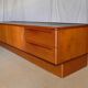 Scandinavian vintage low teak enfilade