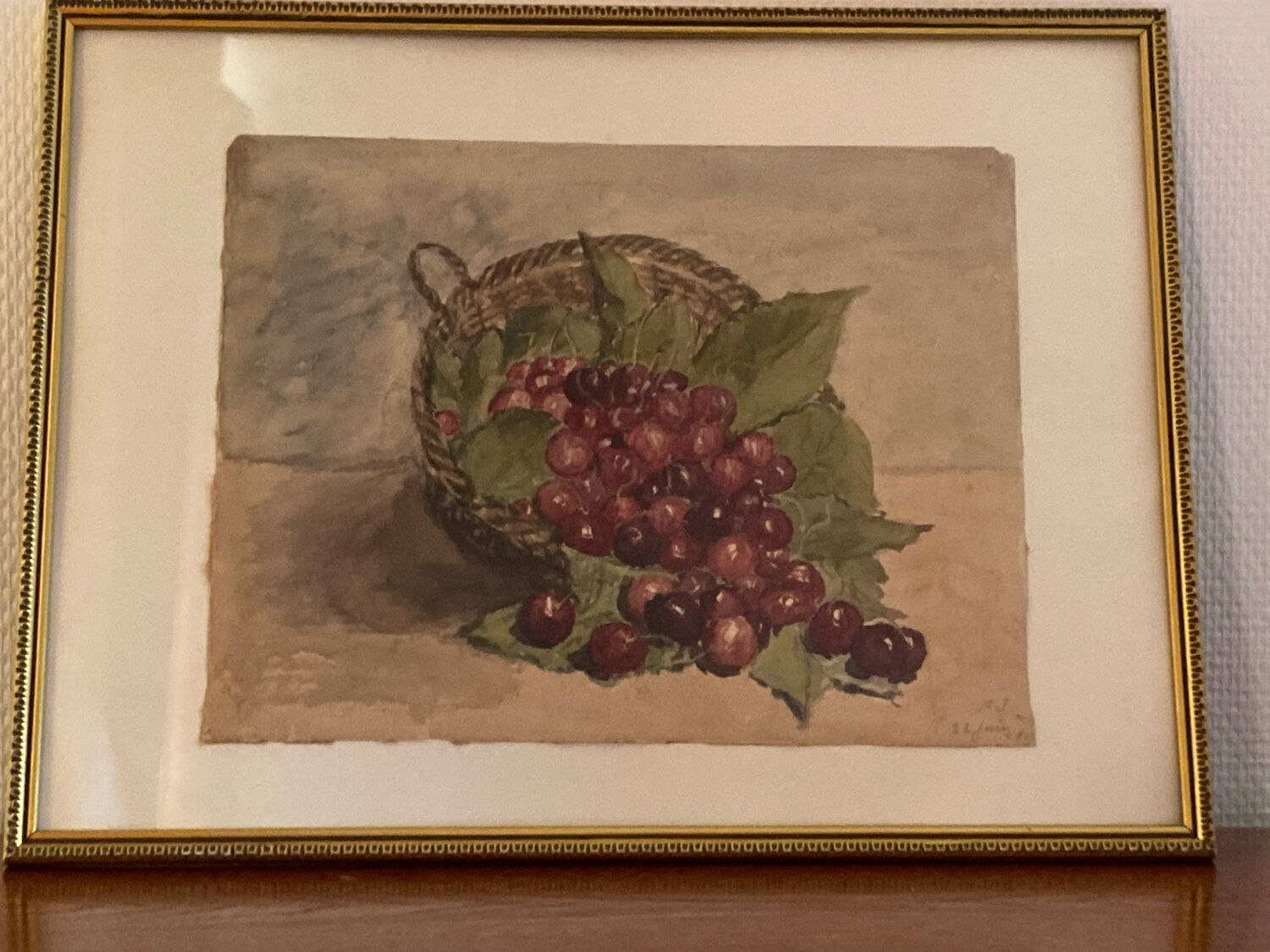 Watercolor still life