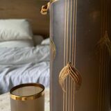 1930s brown and gold orangeade set