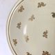 Cream and gold Limoges porcelain dessert plates