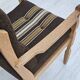 1970s, Danish armchair, furniture wool, solid oak wood.