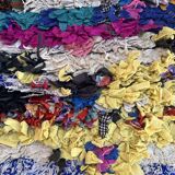 Colorful Boucherouite Moroccan rug - 72 x 154 cm