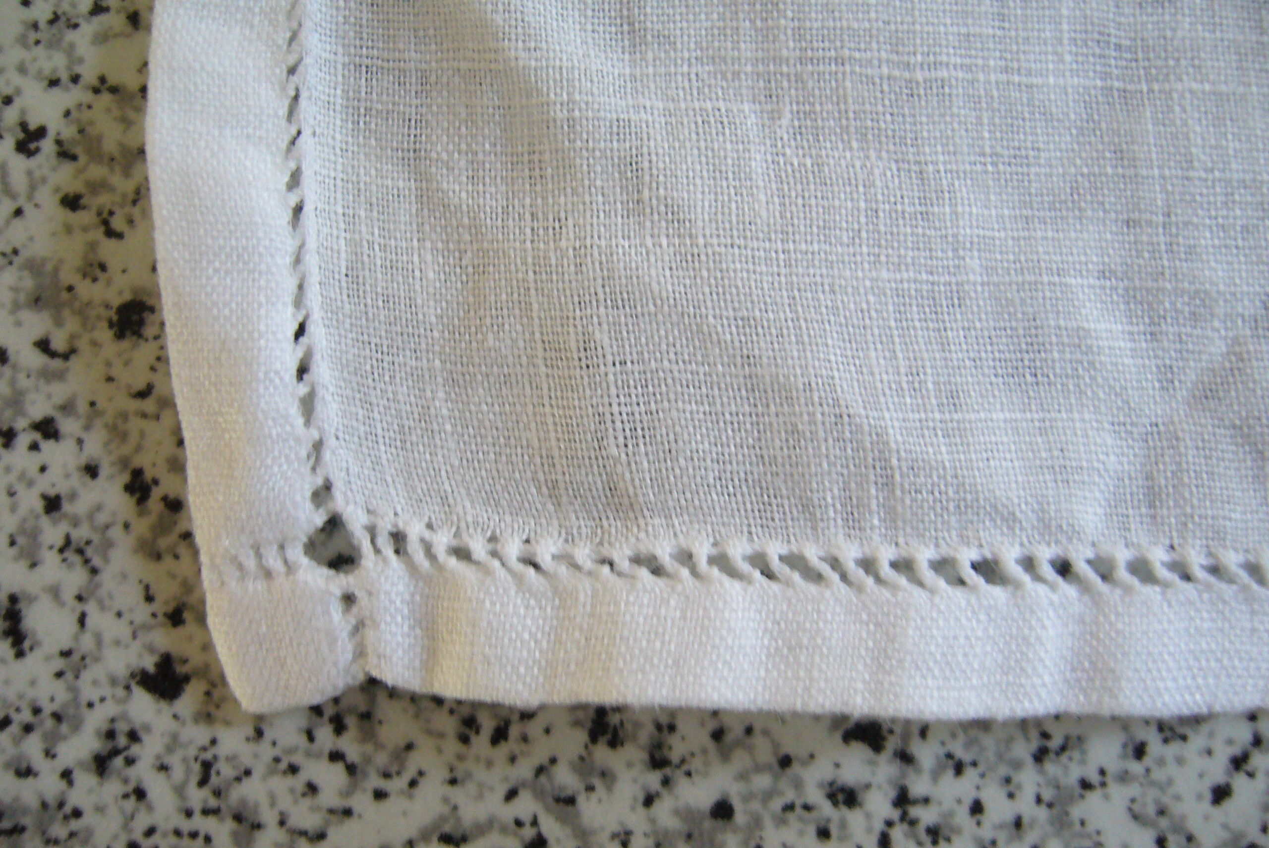 Handkerchief embroidered pouch AB