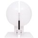 Harvey Guzzini Sirio Space Ace Acrylic Table Lamps 1970s Italy
