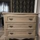 Sandblasted chest of drawers