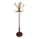 Rattan coat rack