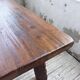 Brutalist oak table by De Puydt, Belgium 1970