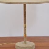 Suede table lamp, 1950s