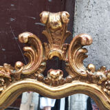 Classic mirror Louis XV gilded wood 80 cm