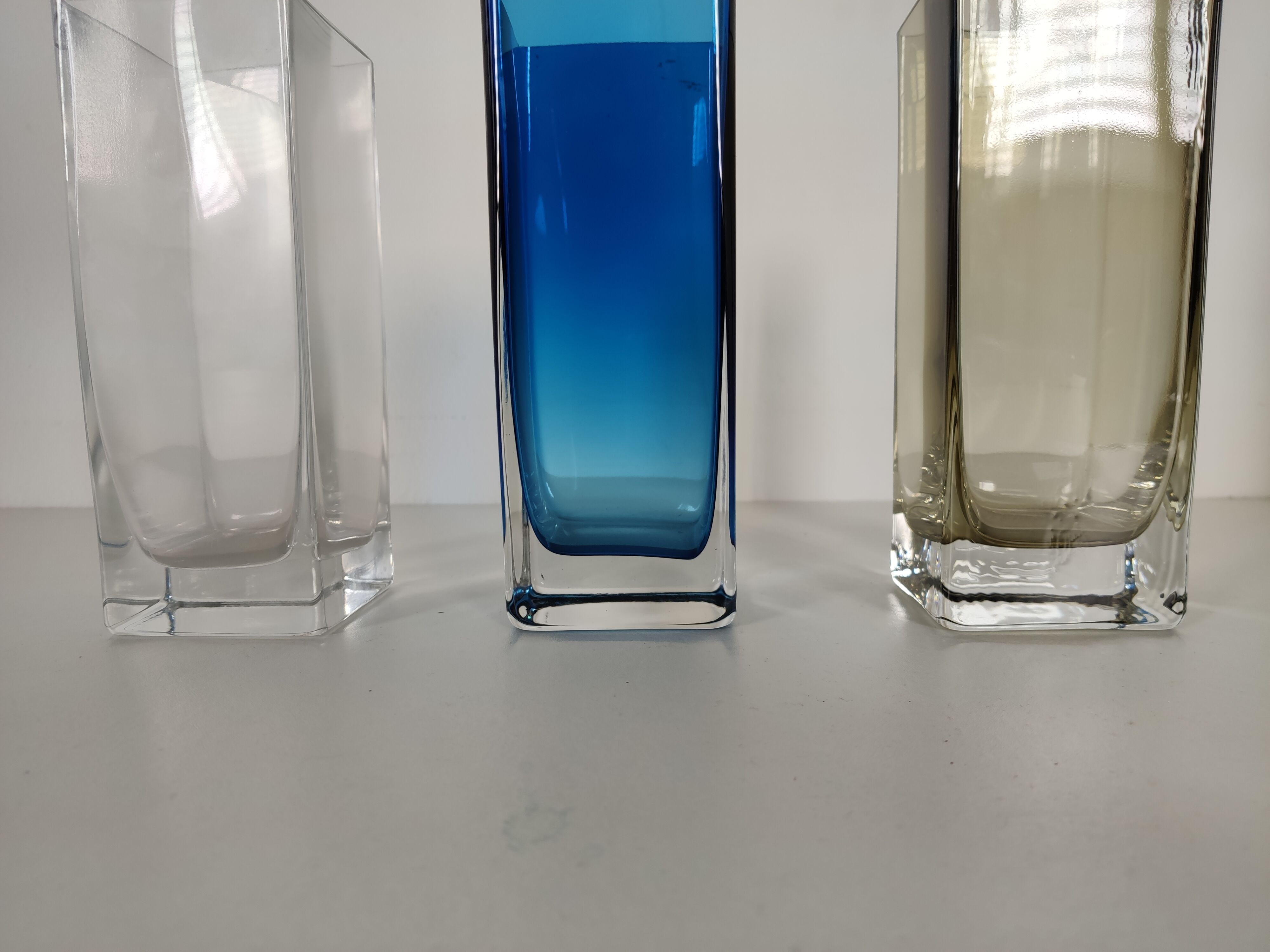 Lot de 3 vases Gunnar Ander Suède années 60