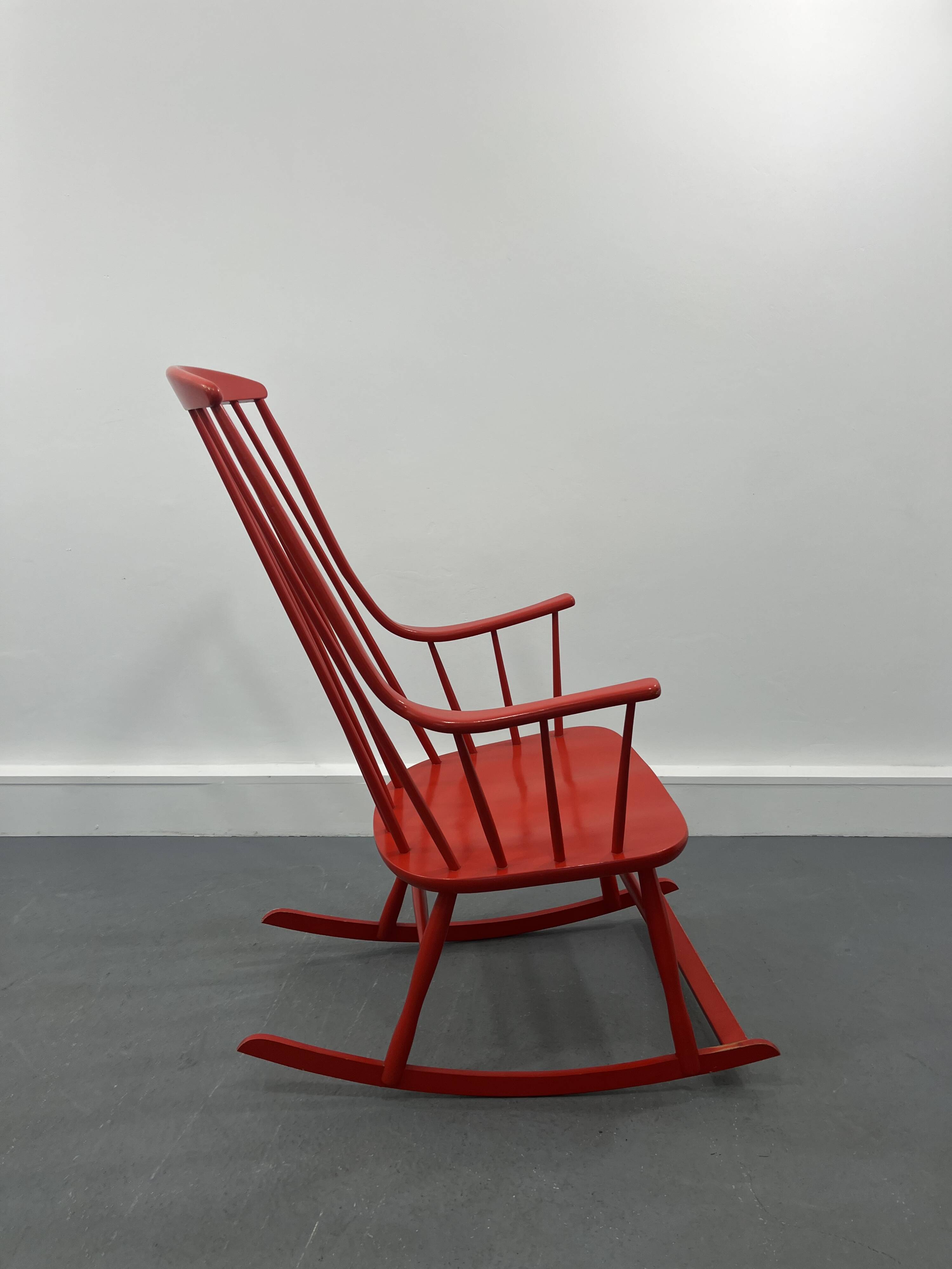 Scandinavian Rocking CHair , 1970 S